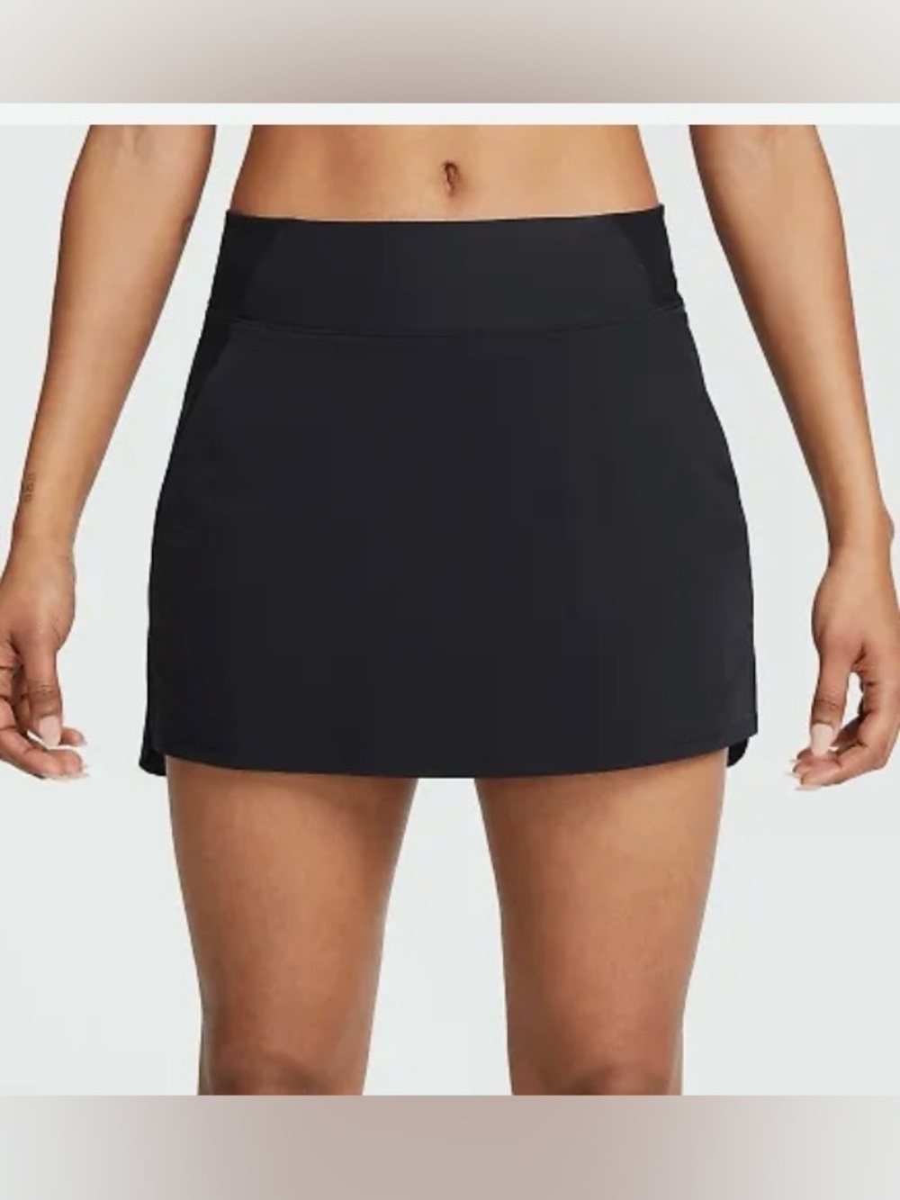 Nike Dri-Fit Bliss Mid-Rise Running Golf Skort Black S - Picture 3 of 14